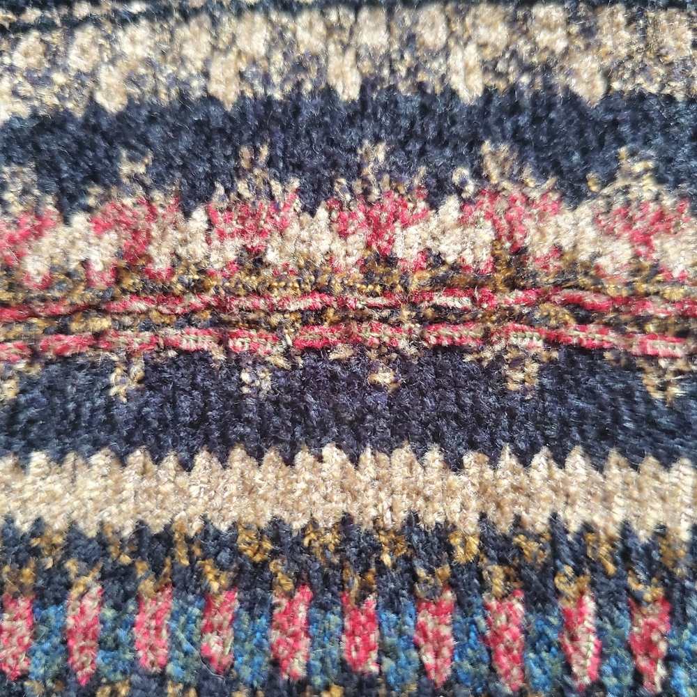 Vintage 90s Ivy Crew Pullover Crewneck Multicolor Sweater Indie Grandpa Fall XXL - Picture 5 of 15